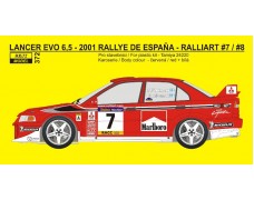 Transkit – Mitsubishi Lancer EVO 6,5 - 2001 Rallye de Espaňa #7 / #8  1/24 
